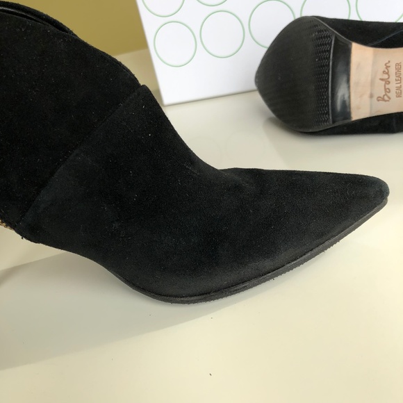 Boden Black Suede Boots - Picture 12 of 14